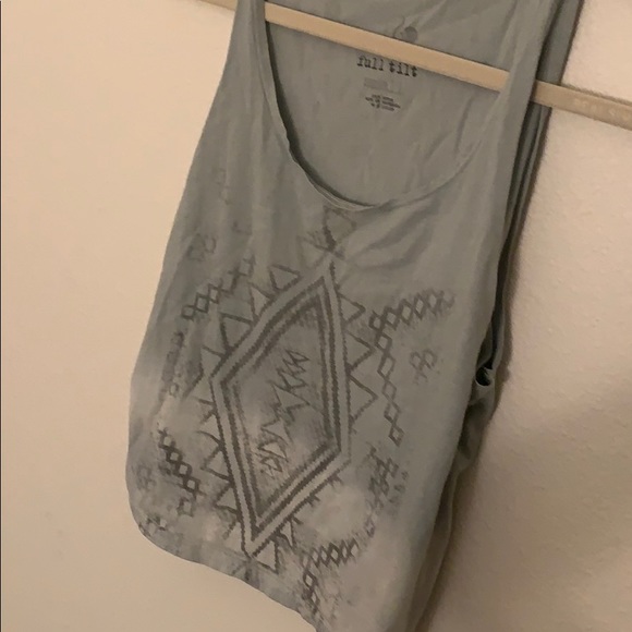 Full Tilt Small green faded skater tank top - Picture 3 of 3